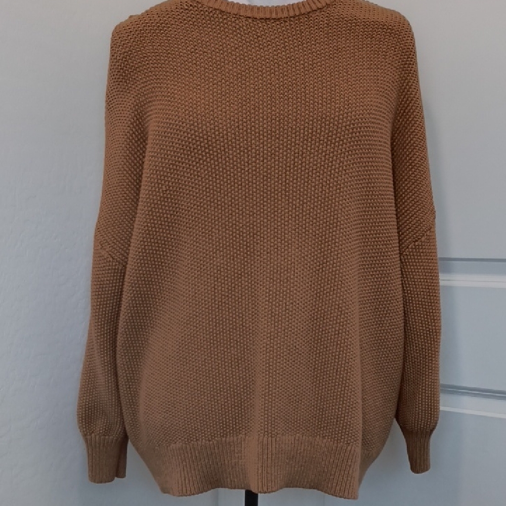 Old Navy Cozy Tan Knit Sweater Size XXL